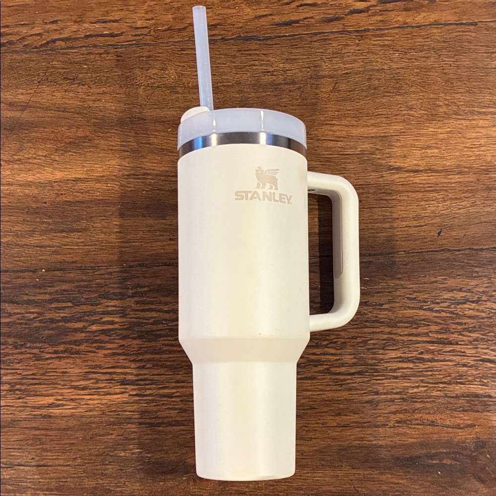 Stanley Ivory Travel Mug with Handle